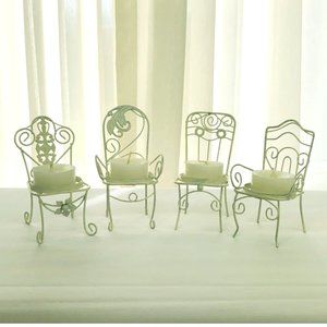 (48) Kate Aspen Novelty Chair Tealight Candles